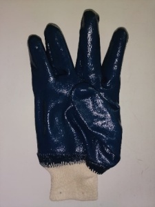 Перчатки нитриловые обливные, манжет, 131 (1/12/120)