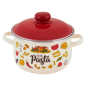 Кастрюля эмалированная 4,0 л PASTA ITALIAN TM Appetite