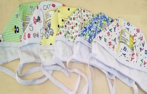 Чепчик ясел. фланель Э р.24 арт.2202 Р (ЧЗ)