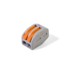 Клемма соединит WAGO 222-412 (2х2,5/4мм) с рычажком