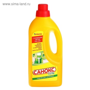 Средство чистящее д/сантехники 1,1л САНОКС ГЕЛЬ (10) 
