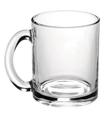 Кружка стекло 320 мл Чайная без рисунка 