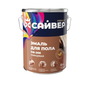 Эмаль ПФ-266 для пола красно-коричневая 5кг 