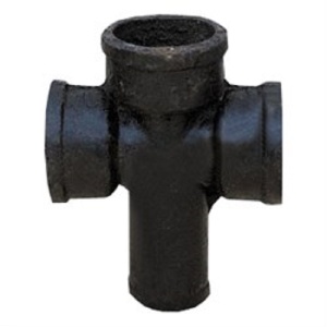 Крестовина чугунная (чк) прямая 100/50 