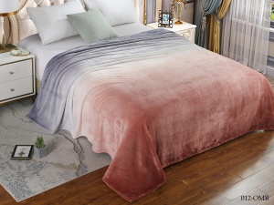 Плед 180х200 Cleo "OMBRE" велсофт 