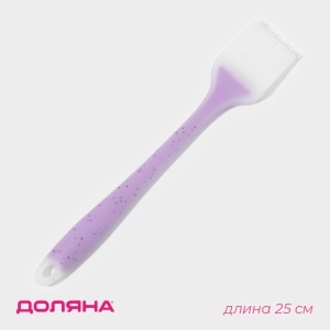 Кисть силиконовая Леонардо 25см сиреневая 1/1