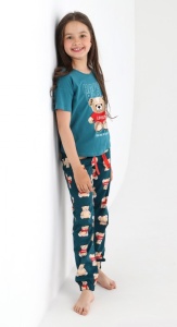 Комплект дев. (футб+брюки) Тэдди-1 рост 164 (ЧЗ)