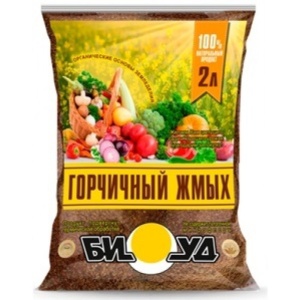 Удобрение органическое Горчичный жмых Биуд 2л НДС 10%