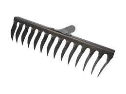 Грабли 14 зубьев витые из рельсовой стали Авада