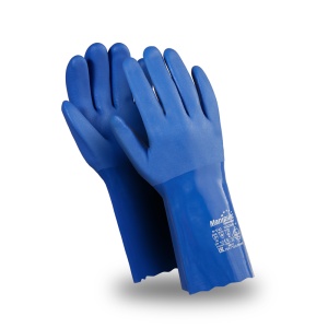 Перчатки ПВХ нейлон р-р XXL(11р) ШЕЛЬФ  