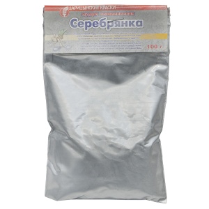 Краска Серебрянка сухая 100гр