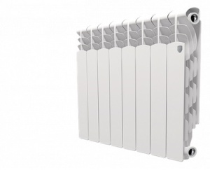 Радиатор алюминиевый 8 секций Royal Thermo 500 без монтажного комплекта