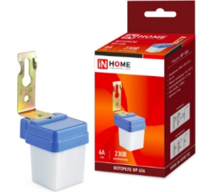 Фотореле ФР 606 6А 230В IN HOME