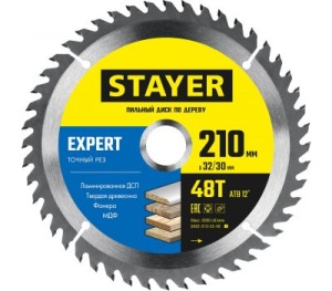 Диск д/цирк.пилы 210х30мм 48зуб. STAYER