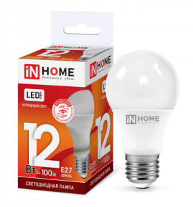 Лампа LED-А60-VC 12Вт 6500К Е27 IN HOME