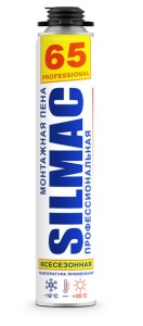 Пена монтажная профессиональная всесезонная СИЛМАК ПРОФЕССИОНАЛ 65 850мл (12)