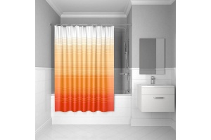 Штора для ванной полиэстер 200х200 см Orange Horizon IDDIS 1/10 с кольцами