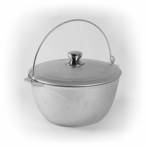 Котел алюм литой походный 4,0 л TM Мечта алюм/крышка 1/10