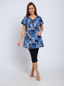 Костюм жен. (туника+бриджи) 157 р.50 (ЧЗ)