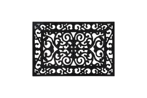 Коврик ажурный грязесборный 40*60см ЧЕРНЫЙ Vortex (10)