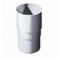 Муфта трубы белая 