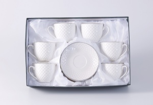 Набор чайный керам 12пр 230 мл Белый 1/8