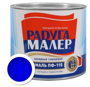Эмаль ПФ-115 синяя 1,9кг РАДУГАМАЛЕР Гост 