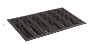 Коврик резиновый ВОЛНА 60*90см черный SUNSTER