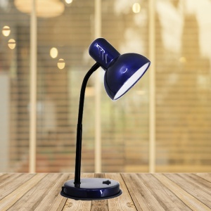 Светильник настольный НТ 2077А Е27 60Вт ультрамарин перламут