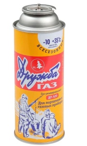 Газ баллон 520мл (220г) ДРУЖБА д/портативных приборов КИТАЙ (28)