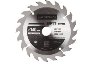 Диск д/цирк.пилы 140х20мм, 20зуб. STAYER