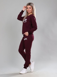Костюм жен. (свитшот+брюки) КЖ-013 р.48 (ЧЗ)