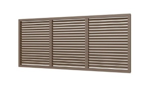 Решетка радиаторная ПХВ 600 х 1500  Дуб уп-5
