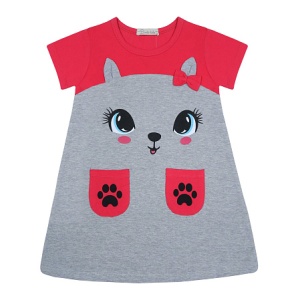 Платье дев. BK1567P рост 104 (ЧЗ)