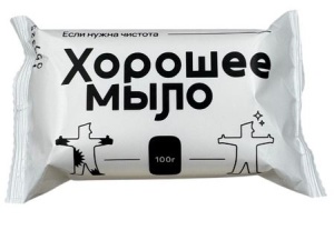 Мыло туалетное ХОРОШЕЕ МЫЛО марка ОРДИНАРНОЕ 100гр в инд.уп. (64)