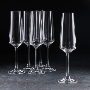 Набор бокалов стекло 6 предметов Corvus для вина 160 мл 