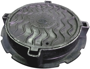 Люк чугунный тип Т 4-х ушковый  250кН  