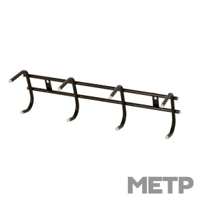 Вешалка настенная 4крючка 540х200х180мм Олимп