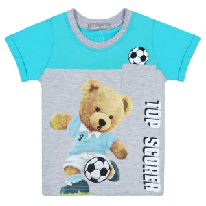 Футболка мал. BK1211F  рост 116 (ЧЗ)