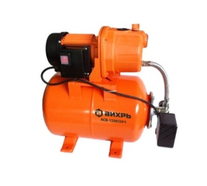 Станция насосная АСВ-1200/24Ч Вихрь бак 24 литра 68/1/9