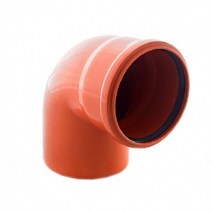 Отвод канализационный (РР) НАРУЖНЫЙ 110х90 мм