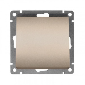 Выключатель Афина 1 кл шампань А0021-Br