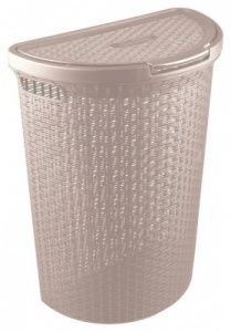 Корзина д/белья ECO STYLE 460х265х610мм 45л Бытпласт