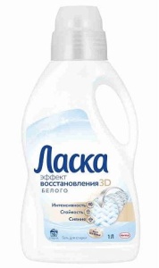 Стиральный порошок Гель для БЕЛОГО 1л Ласка (8)