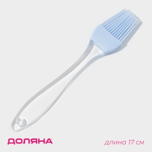 Кисть силиконовая Лед 17см голубая 1/10