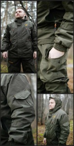 Костюм д/с Форс(таслан/хаки) р.52-54/170-176(ЧЗ)
