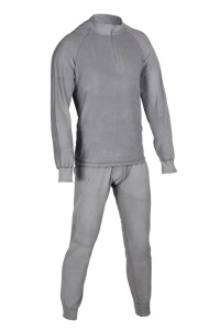 Термобелье флис ZIP, черный, воротник на молнии  р.48-50 (L)(ЧЗ) 