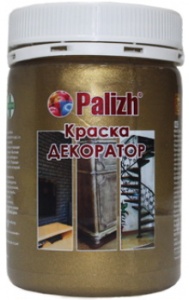 Краска-колер акриловая античное золото 0,25кг Palizh Декоратор