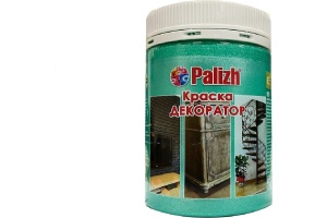 Краска-колер акриловая изумруд металлик 0,25кг Palizh Декоратор