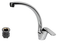 Смеситель для кухни МЕГАБРИЗ  рычажный с подводкой.